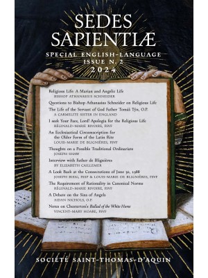 Sedes Sapientiae: Special English-Language Issue, n. 2 (2024)